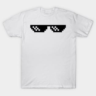 Deal with it glasses meme T-Shirt